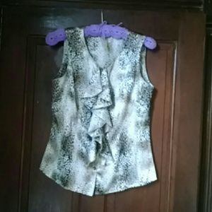 Leopard Sleeveless Top